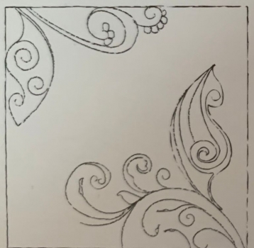 Clear Stamp Swirl Fantasy